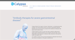 Desktop Screenshot of calypsobiotech.com