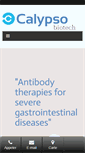 Mobile Screenshot of calypsobiotech.com